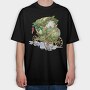Christmas Carriage Holly, Tricou Oversize Barbati (Unisex)