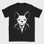 Chihuahua In Suit, Tricou Barbati (Unisex)