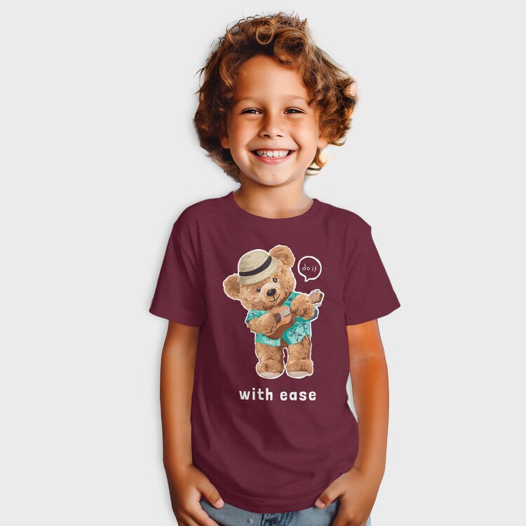 Hawaiian Bear Strumming, Tricou Copii