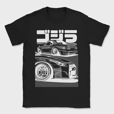 Car Godzilla, Tricou Barbati (Unisex)