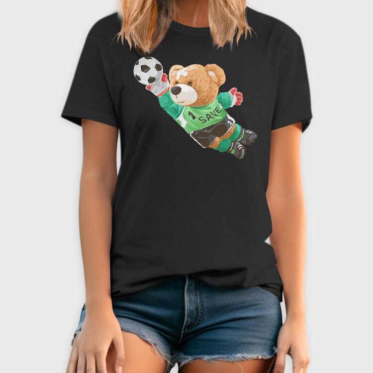 Soccer Bear Save, Tricou Barbati (Unisex)