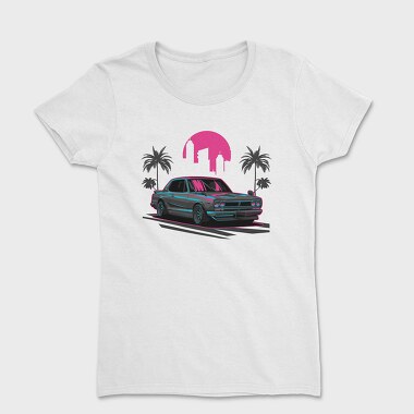 Skyline Retro Night 2, Tricou Femei