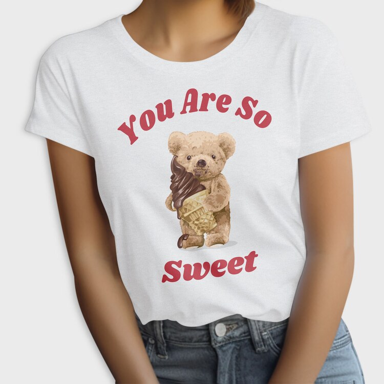 Teddy Ice Cream Sweet, Tricou Femei