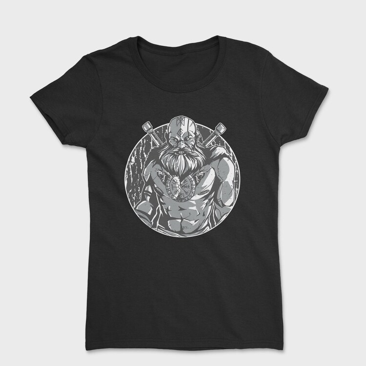 Viking Tattoo Crows, Tricou Femei