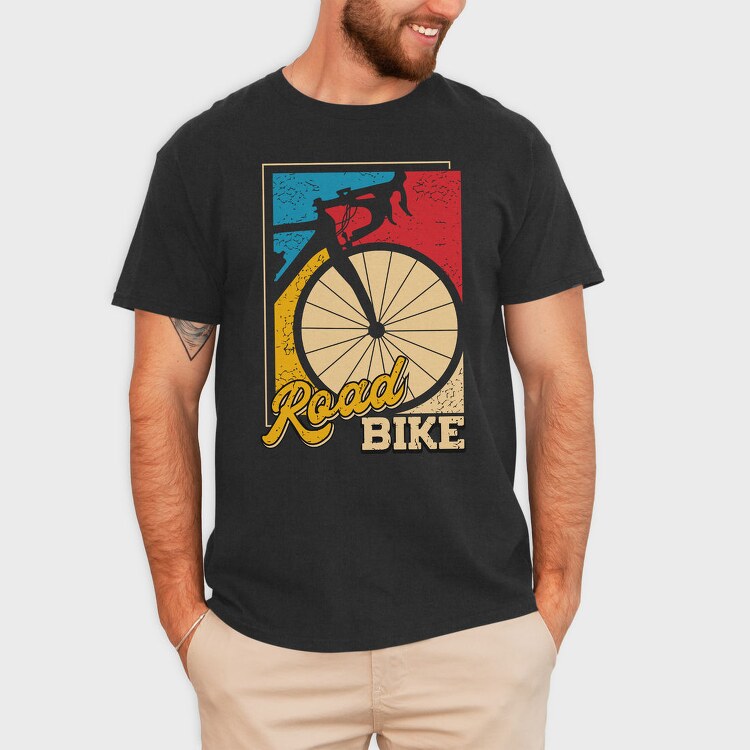 Road Bike Ride, Tricou Barbati (Unisex)