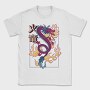 Chinese Dragon With Flames, Tricou Barbati (Unisex)
