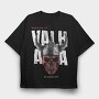 Viking Skull Valhalla, Tricou Oversize Barbati (Unisex)