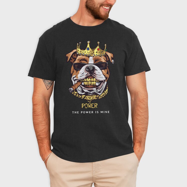 Royal Bulldog Power, Tricou Barbati (Unisex)