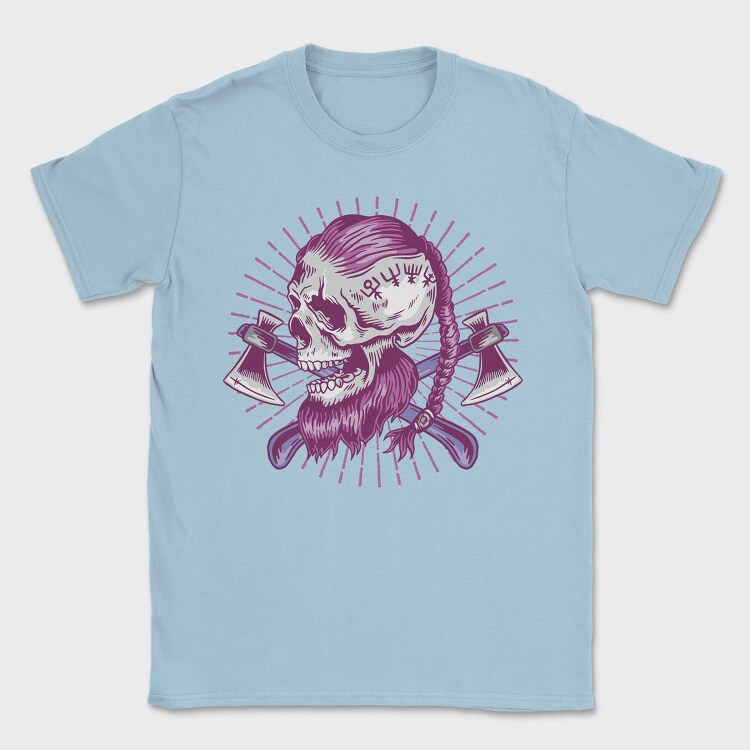 Viking Skull 4, Tricou Barbati (Unisex)