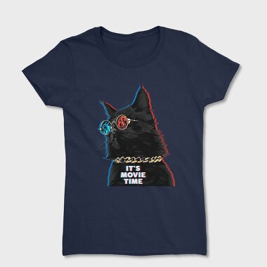 Cat Movie Time, Tricou Femei