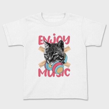 Cat Music Vibes, Tricou Copii