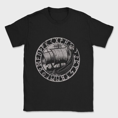 Viking Ship, Tricou Barbati (Unisex)