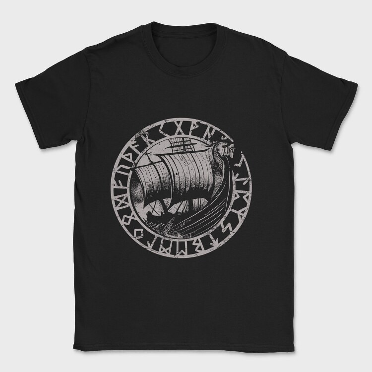 Viking Ship, Tricou Barbati (Unisex)