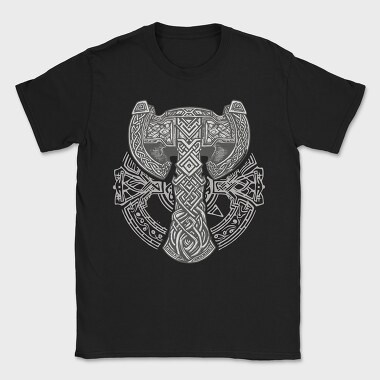 Viking Hammer Runes, Tricou Barbati (Unisex)