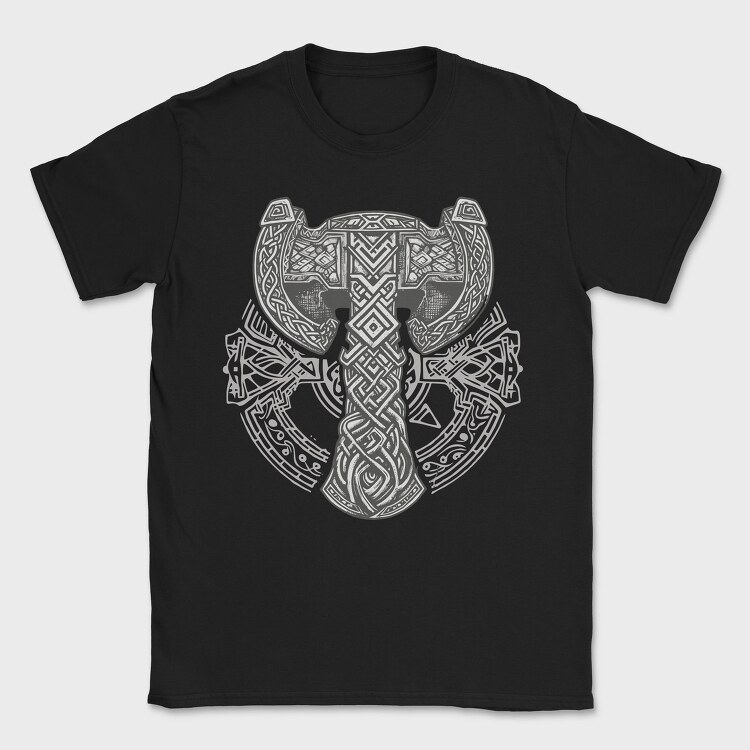 Viking Hammer Runes, Tricou Barbati (Unisex)