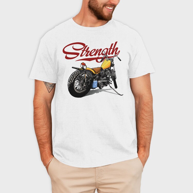 Strength Chopper, Tricou Barbati (Unisex)