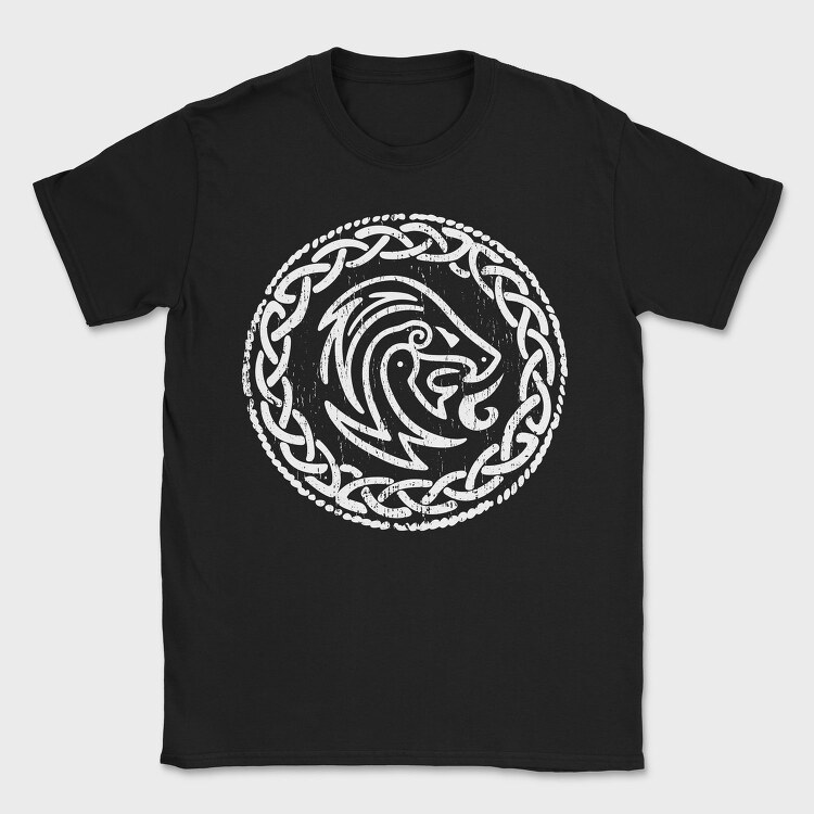 Viking Dragon Monochrome, Tricou Barbati (Unisex)