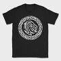 Viking Dragon Monochrome, Tricou Barbati (Unisex)