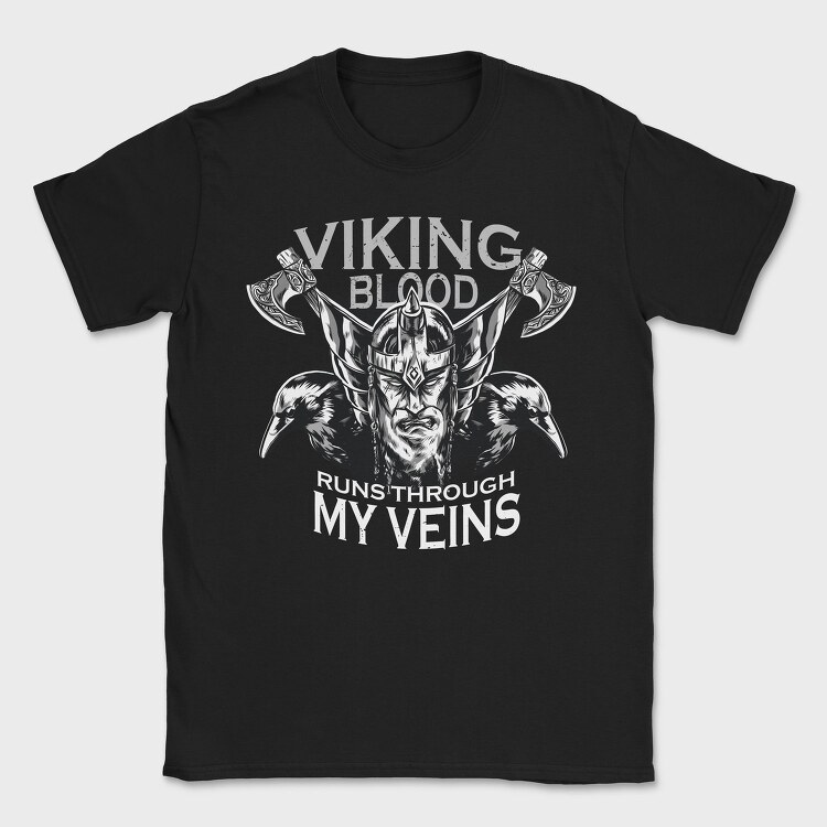 Viking Blood, Tricou Barbati (Unisex)