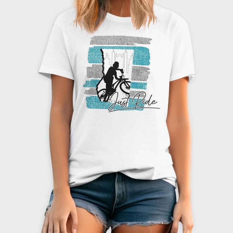 Just Ride City, Tricou Barbati (Unisex)