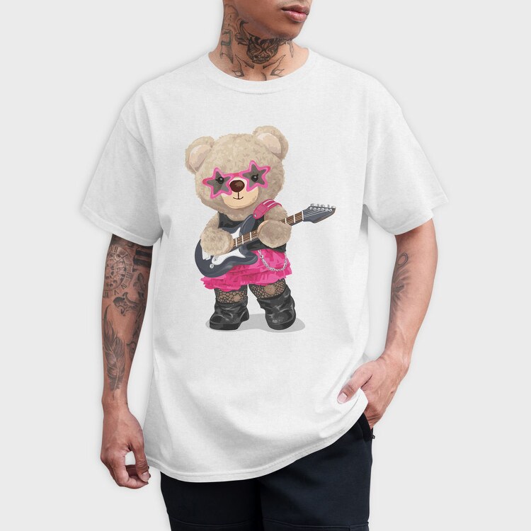 Teddy Rockstar 1, Tricou Barbati (Unisex)