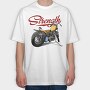Strength Chopper, Tricou Oversize Barbati (Unisex)