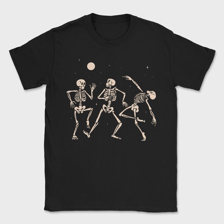 Vibing Dancing Skeletons, Tricou Barbati (Unisex)