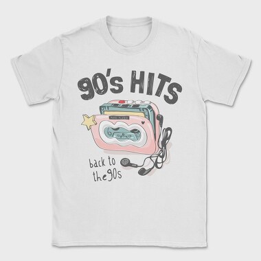 90s Boombox Vibes, Tricou Barbati (Unisex)