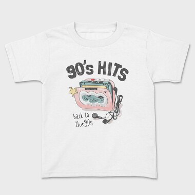 90s Boombox Vibes, Tricou Copii