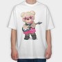 Teddy Rockstar 1, Tricou Oversize Barbati (Unisex)