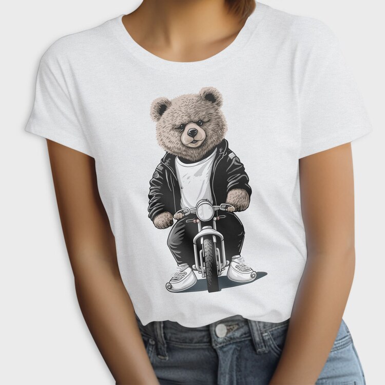 Biker Bear Ride, Tricou Femei