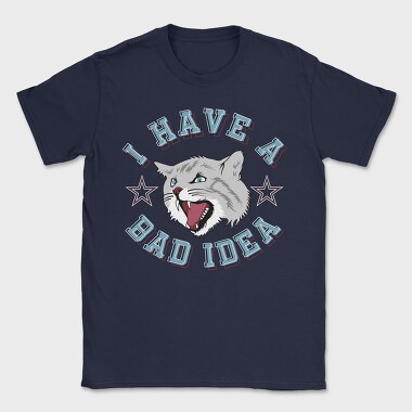 Bad Idea Cat, Tricou Barbati (Unisex)