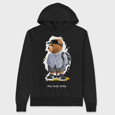 Bear Street Style, Hanorac Oversize Barbati (Unisex)
