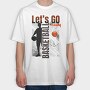 Lets Go Basketball, Tricou Oversize Barbati (Unisex)
