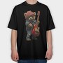 Teddy Rockstar 3, Tricou Oversize Barbati (Unisex)