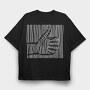 3D Thumbs Up, Tricou Oversize Barbati (Unisex)