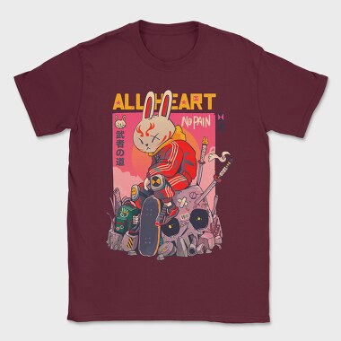 Bunny Warrior Vibes, Tricou Barbati (Unisex)