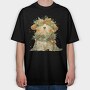 Christmas Bear Holly, Tricou Oversize Barbati (Unisex)
