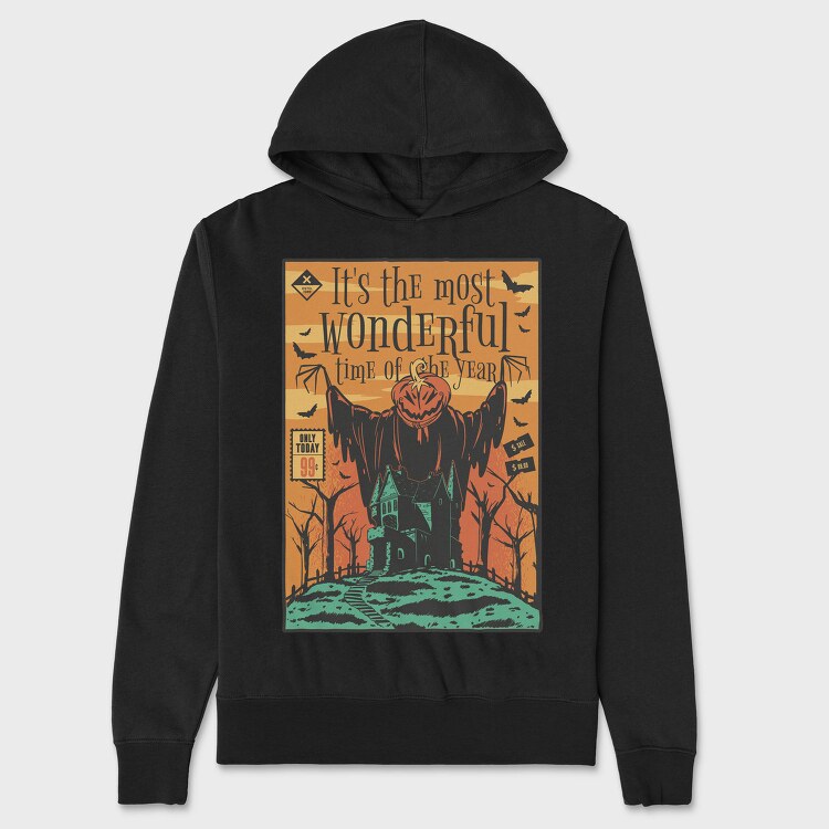 80S Movie Halloween, Hanorac Oversize Barbati (Unisex)