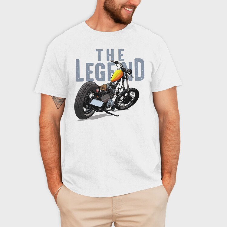 The Legend Chopper, Tricou Barbati (Unisex)