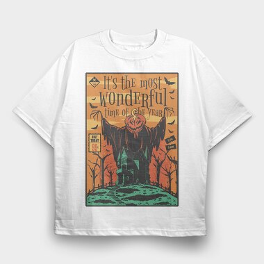 80S Movie Halloween, Tricou Oversize Barbati (Unisex)