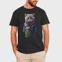 Cat Cactus Cool, Tricou Barbati (Unisex)
