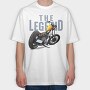 The Legend Chopper, Tricou Oversize Barbati (Unisex)