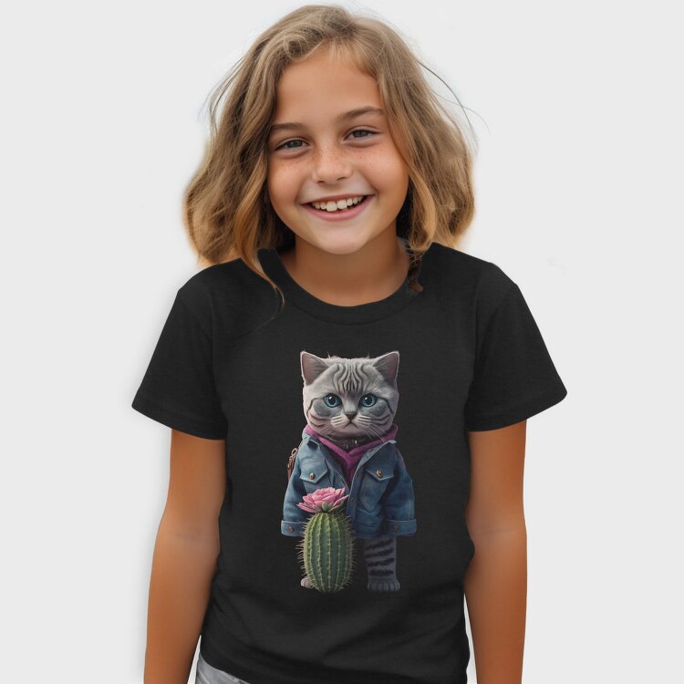 Cat Cactus Cool, Tricou Copii