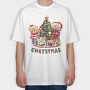 Christmas Teddy Bear 1, Tricou Oversize Barbati (Unisex)