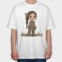 Christmas Bell Girl, Tricou Oversize Barbati (Unisex)