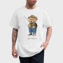 Teddy Bear Fishing, Tricou Barbati (Unisex)