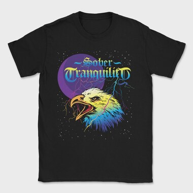Eagle Moon Tranquility, Tricou Barbati (Unisex)