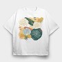 Abstract Carnation Flowers, Tricou Oversize Barbati (Unisex)
