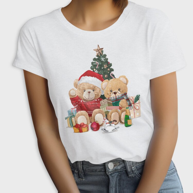 Christmas Teddy Bear, Tricou Femei